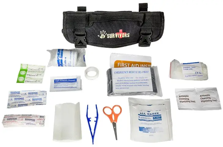 12 Survivors Mini First Aid Rollup Kits